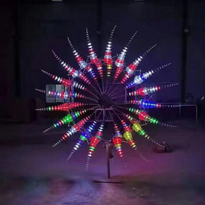 不锈钢风动雕塑厂家 景区大型动态雕塑装置 凡蒂洛出品