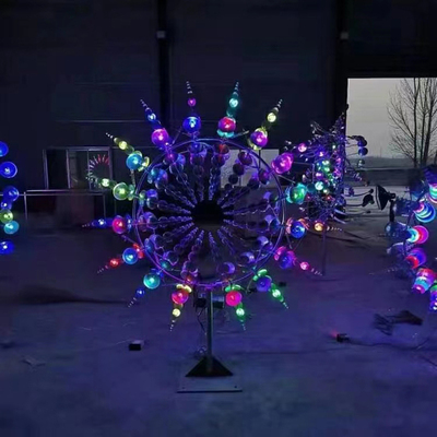 厂家定制发光动态雕塑 大型户外景观风动雕塑 凡蒂洛