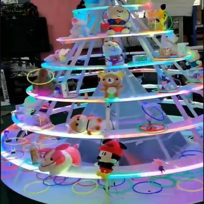 步行街夜市摆摊套圈机 商场自动旋转投掷游乐设备凡蒂洛