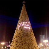 凡蒂洛定制框架圣诞树 广场LED彩灯圣诞树 圣诞美陈装饰