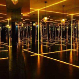 镜子迷宫钢化玻璃迷宫探险迷宫 魔幻3D大型互动游乐设备定制生产