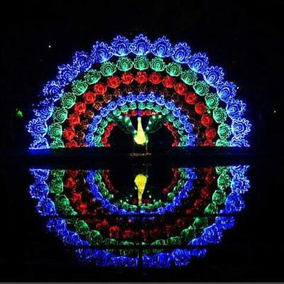 LED造型灯户外景区孔雀景观灯 公园节日亮化装饰灯光节美陈摆件