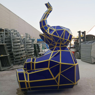 定制生产炫彩亚克力大象 厂家定制大象小鹿各类亚克力摆件