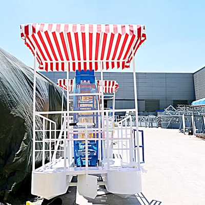 凡蒂洛全家出行水上娱乐观光项目 竞赛脚踩水上特战船自行车