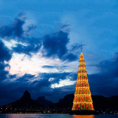 厂家定制大型豪华圣诞树 凡蒂洛五月广场圣诞树设计