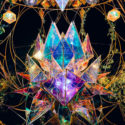 凡蒂洛定制商场户外炫彩亚克力造型供应品质保证