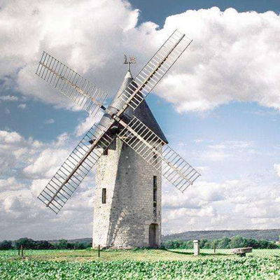 厂家供应户外大型景观防腐木户外园林小品风车荷兰古典风车