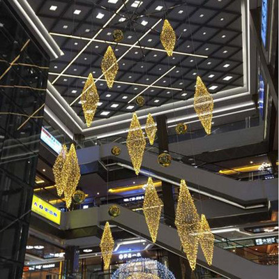 凡蒂洛展厅美陈 装饰中庭吊饰 4s店商场店铺开业中庭装饰