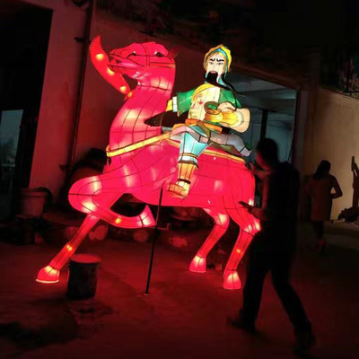 厂家定制节日装饰大型花灯防真树造型中秋节防真花灯制作户外灯会