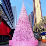 厂家凡蒂洛圣诞树定制 创意LED灯光美陈 上海元旦打卡 大型购物广场装饰
