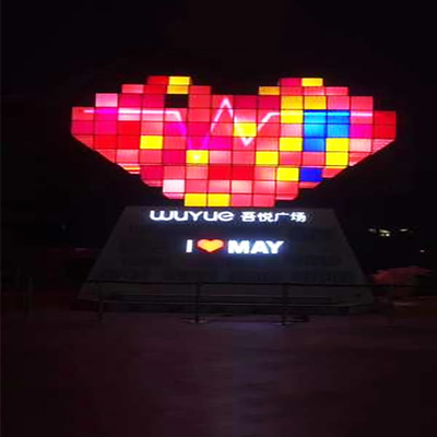 厂家批发城市心跳美陈 各类活动道具全国定制