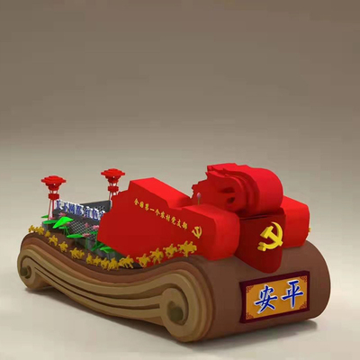 春节元宵节工艺巡游彩车制作大型彩车节庆彩车文化节特色花车定制