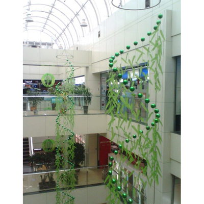 大型圣诞商场美陈中庭吊饰装饰制作|圣诞节商场场景布置直销产品