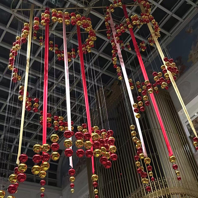 专业美陈工厂商场中庭吊饰美陈布置专业厂家商场美陈道具异形加工