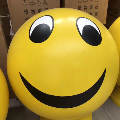 fiberglass emoji package decoration display shopping mall