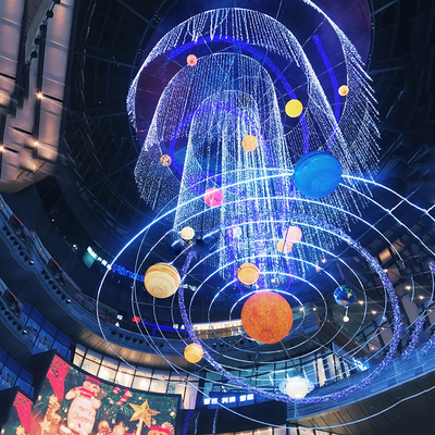 商场开业装饰各类中庭吊饰 商场美陈布置 商业美陈定制