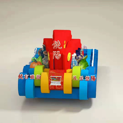 大型玻璃钢材质巡游花车商业宣传车 巡游花车源头厂家定制批发