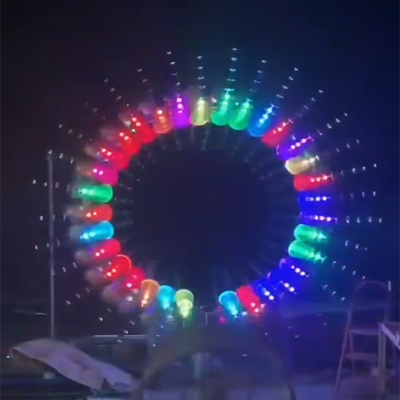 凡蒂洛不锈钢风动雕塑厂家 户外大型风能标志 场地布置道具