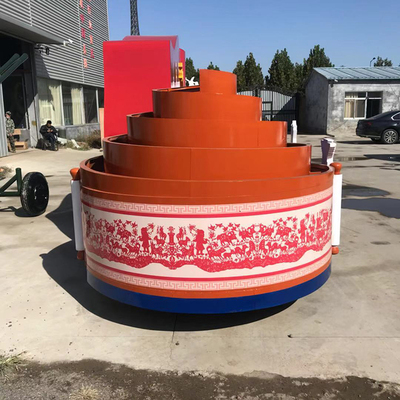 大型彩车中秋巡游花车 彩车节庆巡游卡通玻璃钢彩车 巡游彩车定制