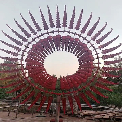 2021年新款发光风动雕塑 风动景区公园观赏设备 凡蒂洛出品