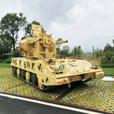 大型仿真军事展览互动娱乐道具户外商场楼盘摆件坦克模型