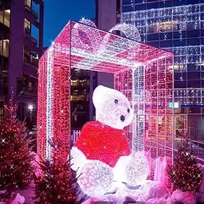 厂家直销可来图定制LED麋鹿造型灯 各类动物造型 灯光节热门产品