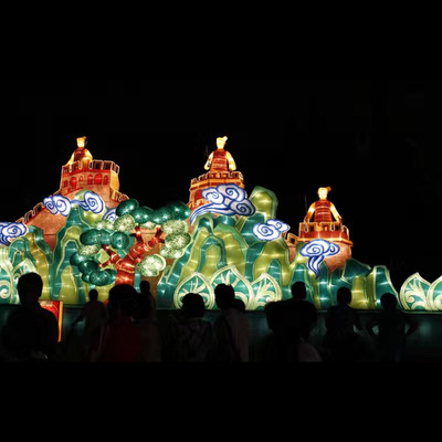 厂家直销 定制中秋节花灯美陈生产厂家 临沂专业花灯制作生产商