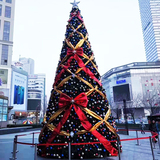 大型装饰组合圣诞树 装饰圣诞树 灯光圣诞树布置装饰美陈厂家定制