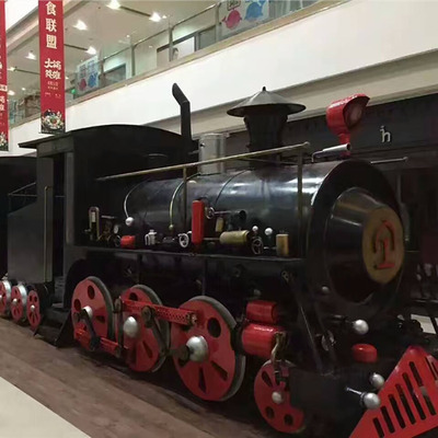 凡蒂洛复古火车厂家定制上海巡游火车模型美陈道具