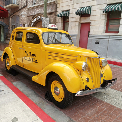 汽车模型制作专业制作厂家 定制活动美陈摆件复古车模型