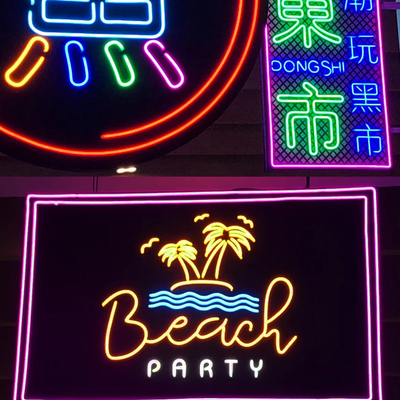 创意霓虹灯LED发光字字母灯logo灯造型酒吧KTV公司形象墙门头制作