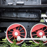 复古蒸汽火车定制 厂家直销蒸汽火车模型绿皮火车模型轻轨模型