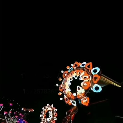 不锈钢艺术风动太阳花 园林景观雕塑 创意风力动态工艺品