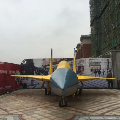 一比一仿真军事模型生产厂家 景区歼击机模型定制