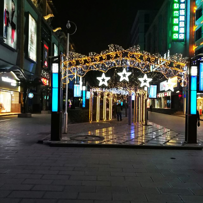 城市步行街亮化 城市街道亮化工程 商业街装饰布置源头工厂