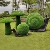 大型仿真动物造型绿雕园林绿化摆设雕塑供应开业庆典装饰摆件