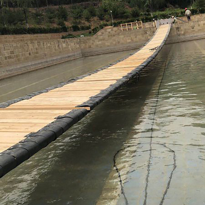 大型户外水上网红桥摇摆桥吊桥空中滑索水面拓展训练器材生产安装