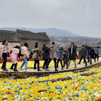 抖音同款摇摆摆桥网红桥充气防护救生气垫拓展训练器材吊桥钢丝桥