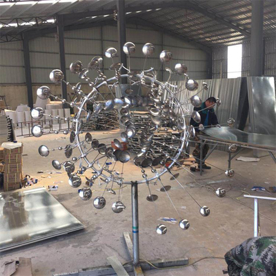 凡蒂洛大型风动雕塑厂家 风的律动定制节庆摆件