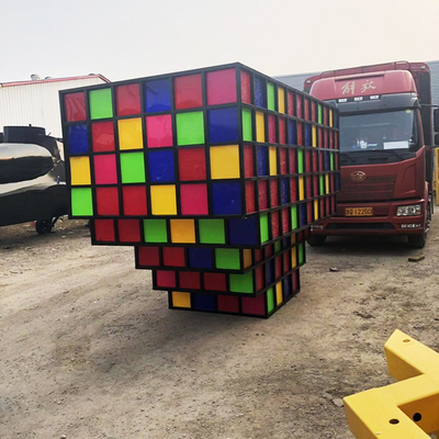 大型户外暖场道具城市魔方 商场游戏道具厂定制直销律动心跳 心愿机