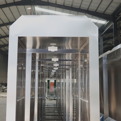 山东消毒舱厂家制做可移动红外热成像测温消毒通道人体测温消毒门