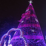 凡蒂洛商场户外大型LED圣诞树 商场装饰美陈圣诞节布置