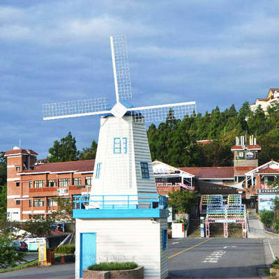 厂家直销防腐木荷兰风车 户外大型景观风车 电动风车 均可定制