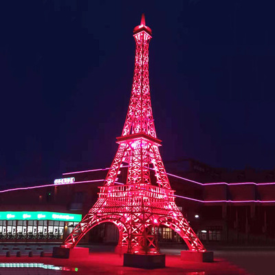 new product 2018 modern iron sculptures Eiffel tower iron sculpture