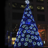 仿真圣诞树大型商场装饰布置工厂定制室内户外各类发光大型圣诞树