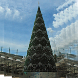 大型框架led灯光圣诞树 商场酒店大型圣诞树 大型加密工艺圣诞树