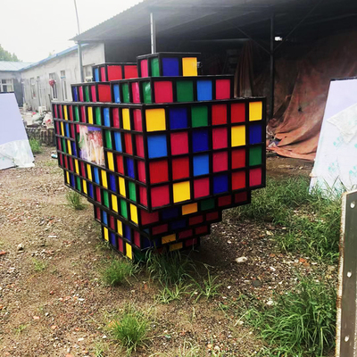 大型互动装置城市魔方,律动心跳心愿机 城市心跳 许愿机 律动的心