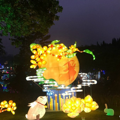 厂家直销大型花灯春节灯会 新款造型彩灯 定制户外艺术花灯