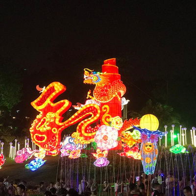 2021年大型春节彩灯花灯 庙会公园商场布置设计 灯会彩灯定制