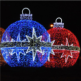 源头厂家大型户外框架圣诞树商场广场装饰美陈大型灯光圣诞树定制